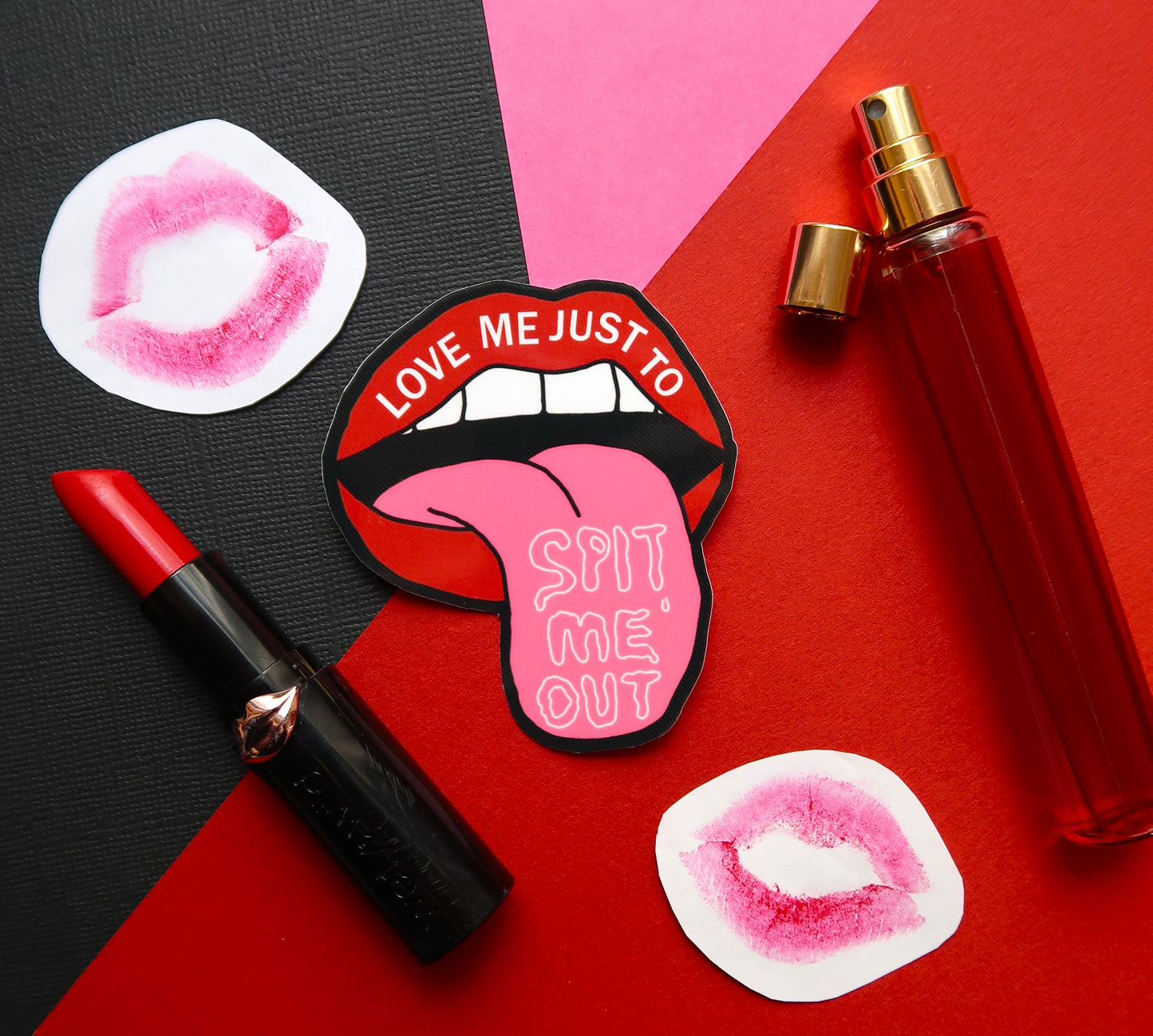 Love Me Lips Sticker