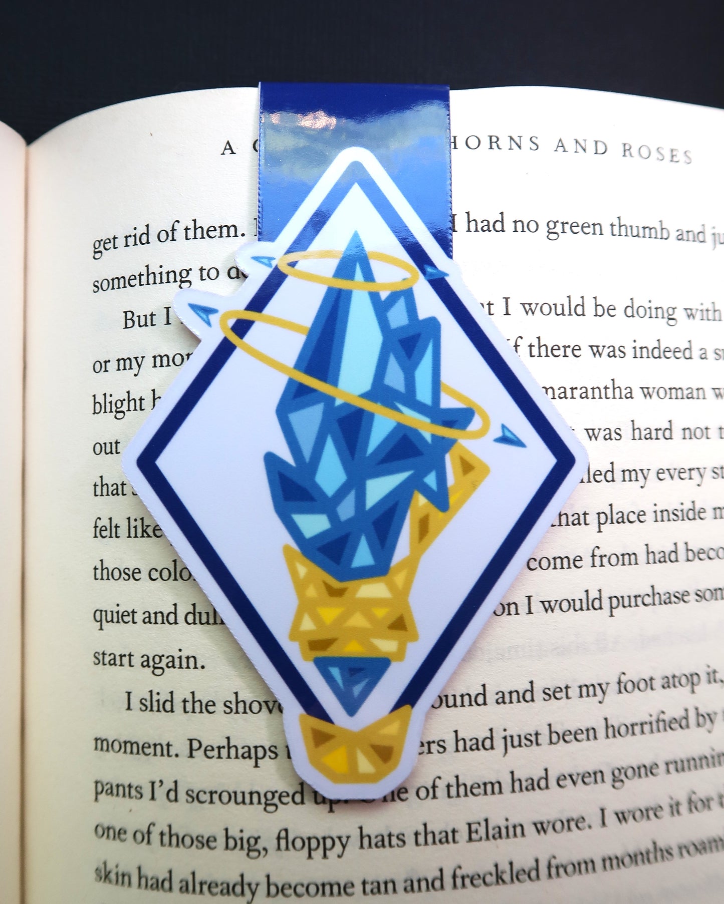 Stained Glass Aetheryte Magnetic Bookmark