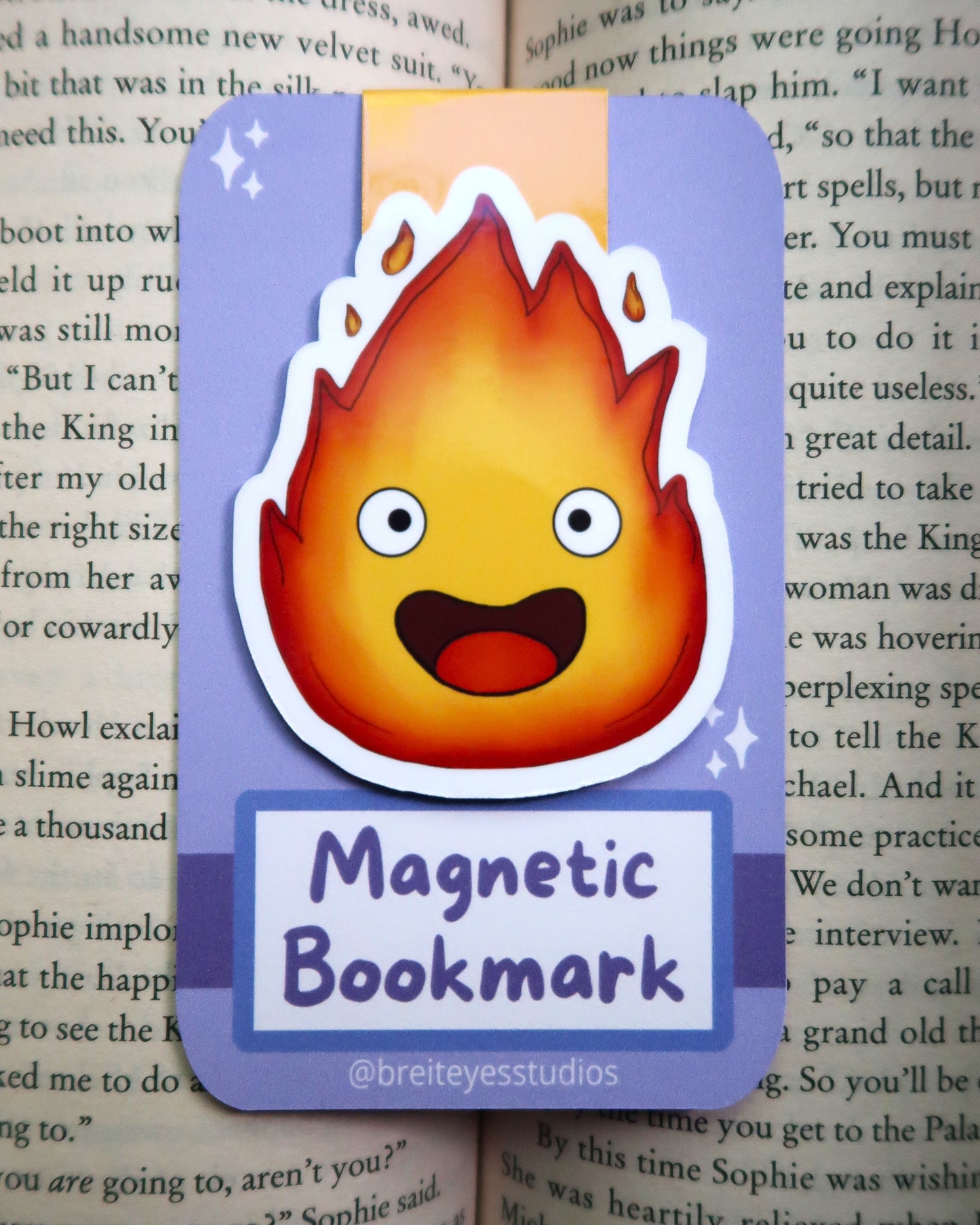 Fire Demon Magnetic Bookmark