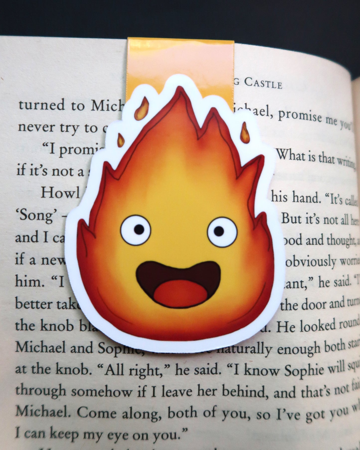 Fire Demon Magnetic Bookmark