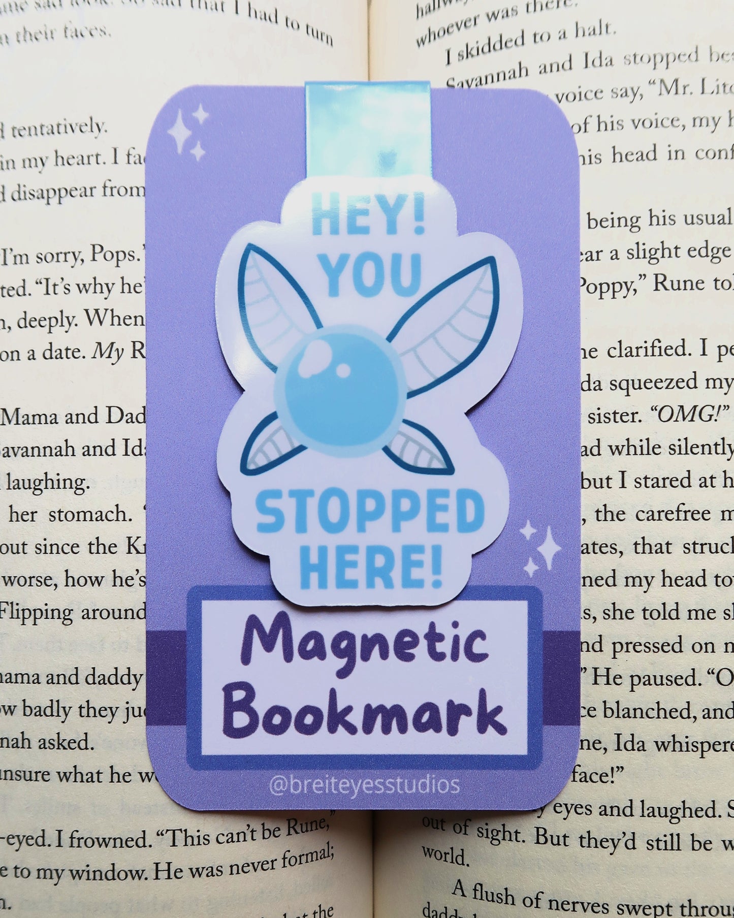 Hey! You Stopped Here! Magnetic Bookmark
