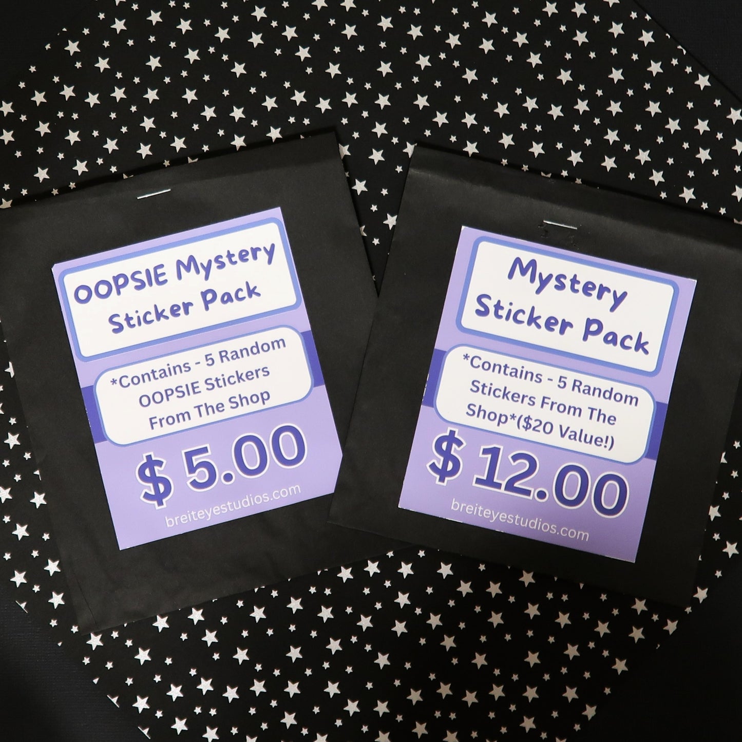 Mystery Sticker Packs Regular & OOPSIE