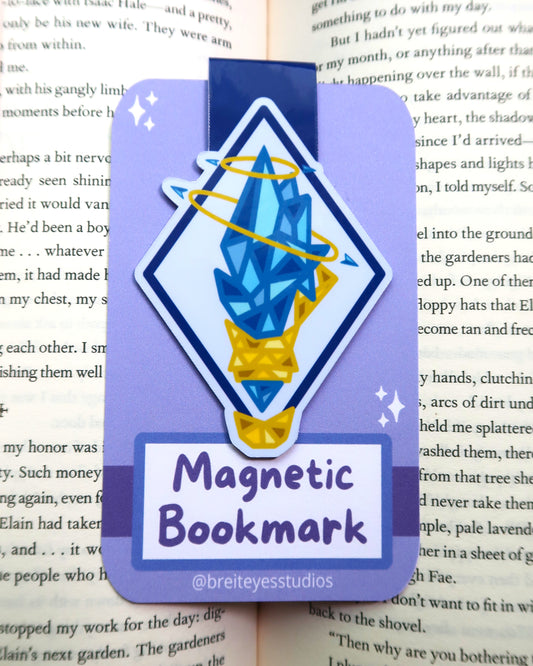 Stained Glass Aetheryte Magnetic Bookmark
