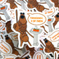 Three Tangerines Sticker