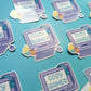 Cozy PC Gamer Sticker