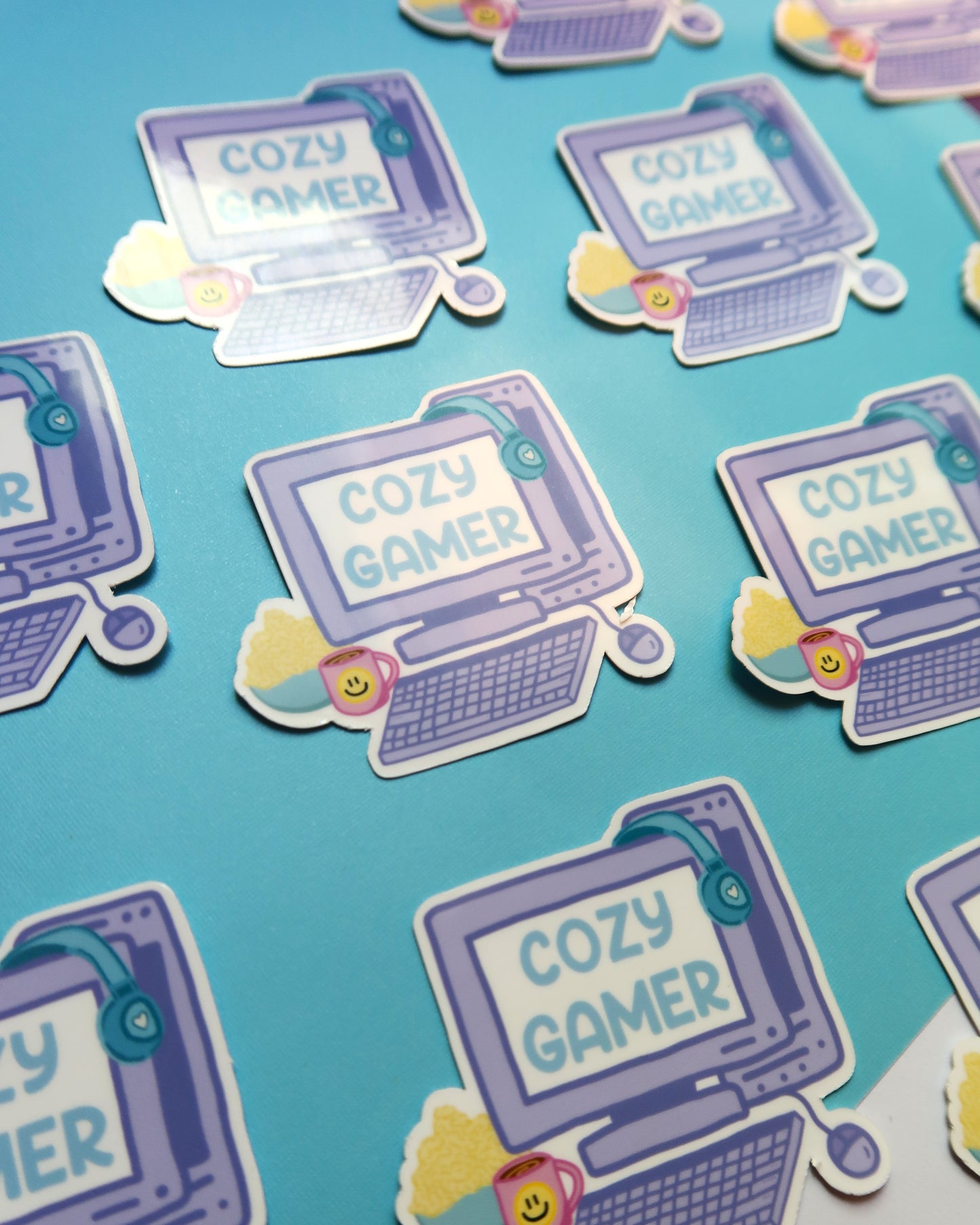 Cozy PC Gamer Sticker