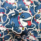 Stylish Shoes Shark Sticker