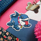 Stylish Shoes Shark Sticker
