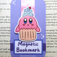 Pink Cutie Cupcake Magnetic Bookmark