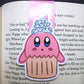 Pink Cutie Cupcake Magnetic Bookmark