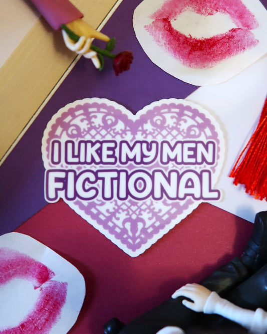 I Like My Men Fictional Magnet