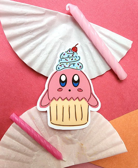 Pink Cutie Cupcake Magnet