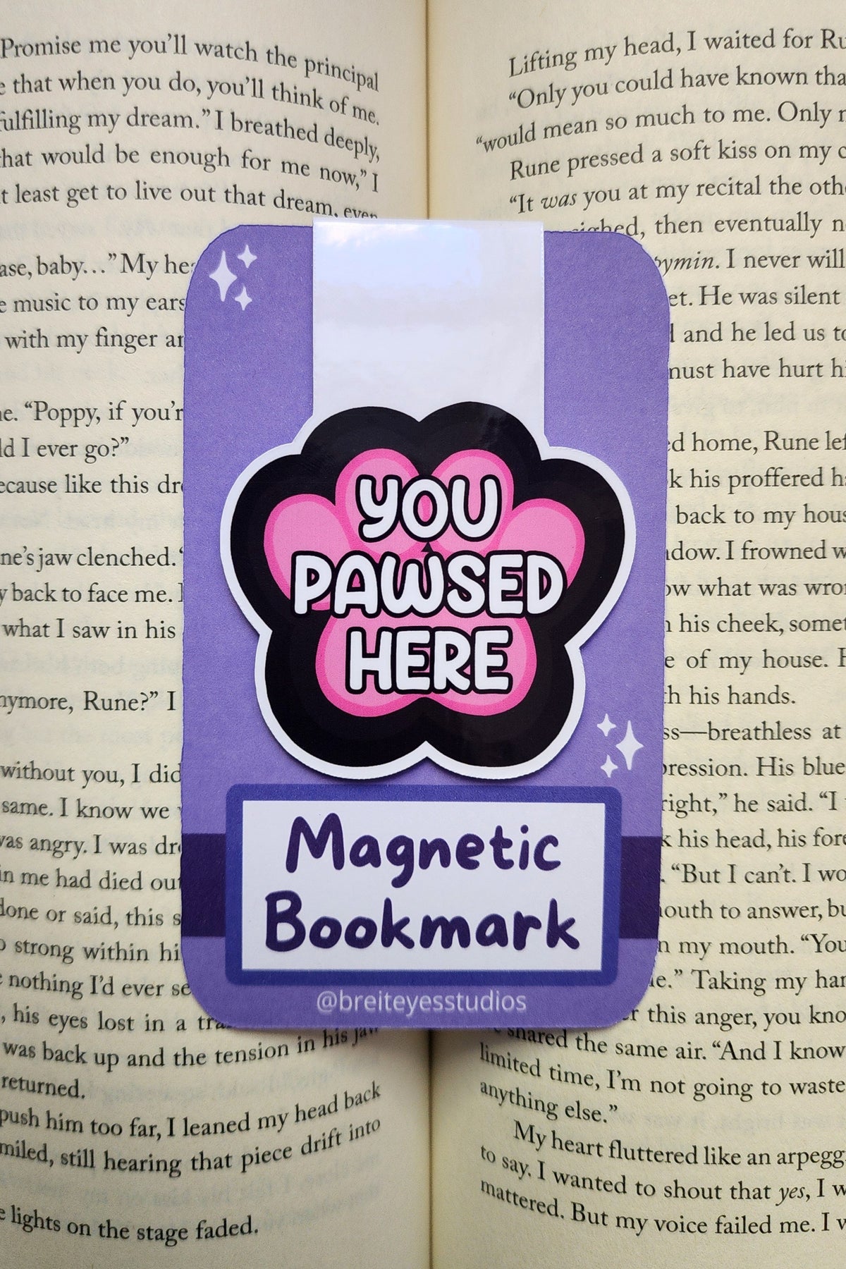 You Paw-sed Here Magnetic Bookmark