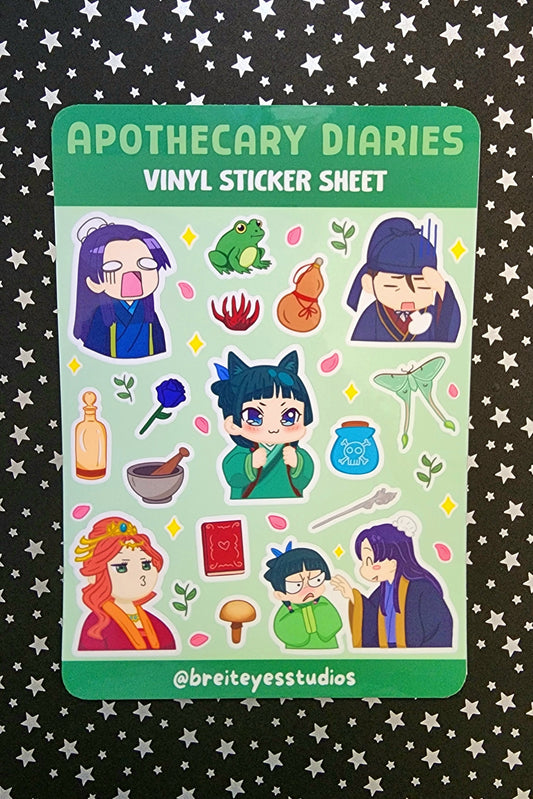 Apothecary Diaries Vinyl Sticker Sheet